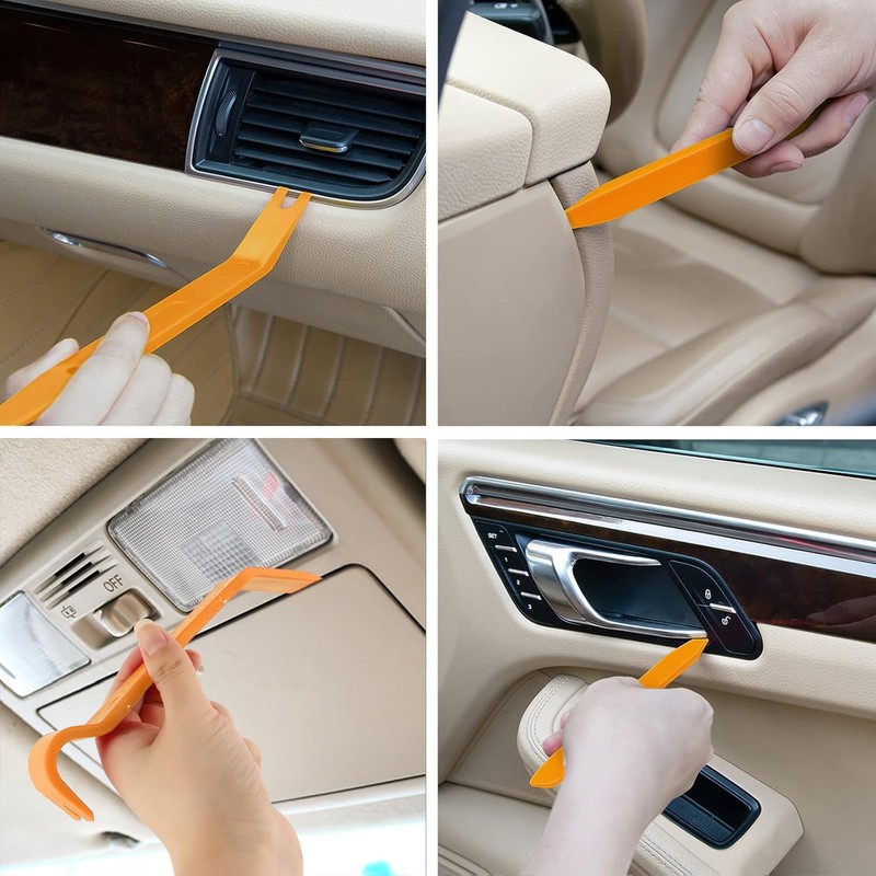AidShunn 4 Pcs Trim Removal Tools, Car Pry Kits for
