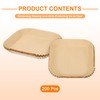 sourcing map 200pcs Oil Air Fryer Paper Liners 10.24" Square