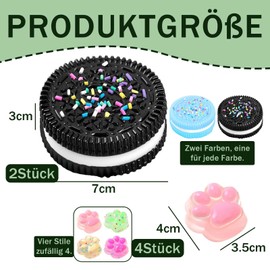 6 Piece Squishy Paw Set, Anti-Stress Toy, Ultra Soft Decompression, Compact and Lightweight, Easy to Carry, Can Be Given as a Gift to Friends and Family