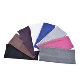 Baluue 6pcs Cotton Stretch Headbands for Women Non- Hair Bands for Sports and Yoga Soft Headwraps Mixed Colors Comfortable Hair Accessories for Running and Exercise