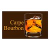 CafePress Carpe Bourbon Oval Rectangle Bumper Sticker Car Decal
