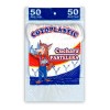 COYOPLASTIC Cuchara Pastelera De Plástico Desechable Chica 50 Pzas Color del mango Blanco
