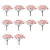 ASUNIKO Diorama Model Tree Set of 10 Miniature Material Material