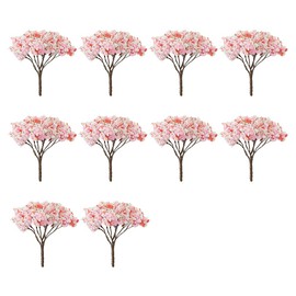 ASUNIKO Diorama Model Tree Set of 10 Miniature Material Material 6cm (Cherry Blossoms)