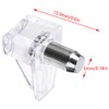 Graplan 120 Pieces Shelf Support Pegs,Shelf Support Stud pegs,Transparent Metal