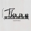 ShowMtheM This is us Metal Sign, Metal Hallway Decor, This