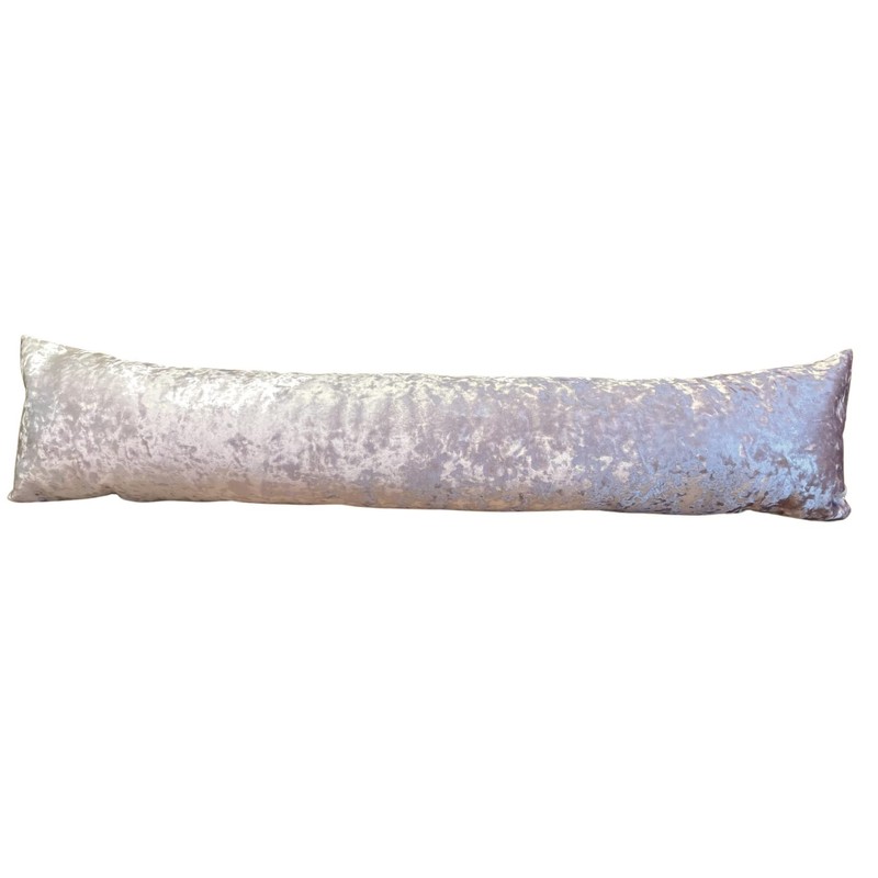 Classic Home Store Draught Excluder Pale Pink Crushed Velvet Door/Window