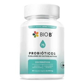 Bio B 30 Cápsulas Probióticos 75 Billones Sabor N/a