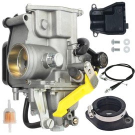 YJGZSVK Carburetor For Honda Sportrax 300 TRX 300EX 1993-2008 Honda TRX250X 1987-1988 Replaces 16100-HM3-670 16100-HM3-671 16211-HC0-003 16100-HCO-670 Intake Manifold Boot Throttle Cable