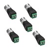 SIENOC 5x BNC Male Plug to Terminal Block Adapter For