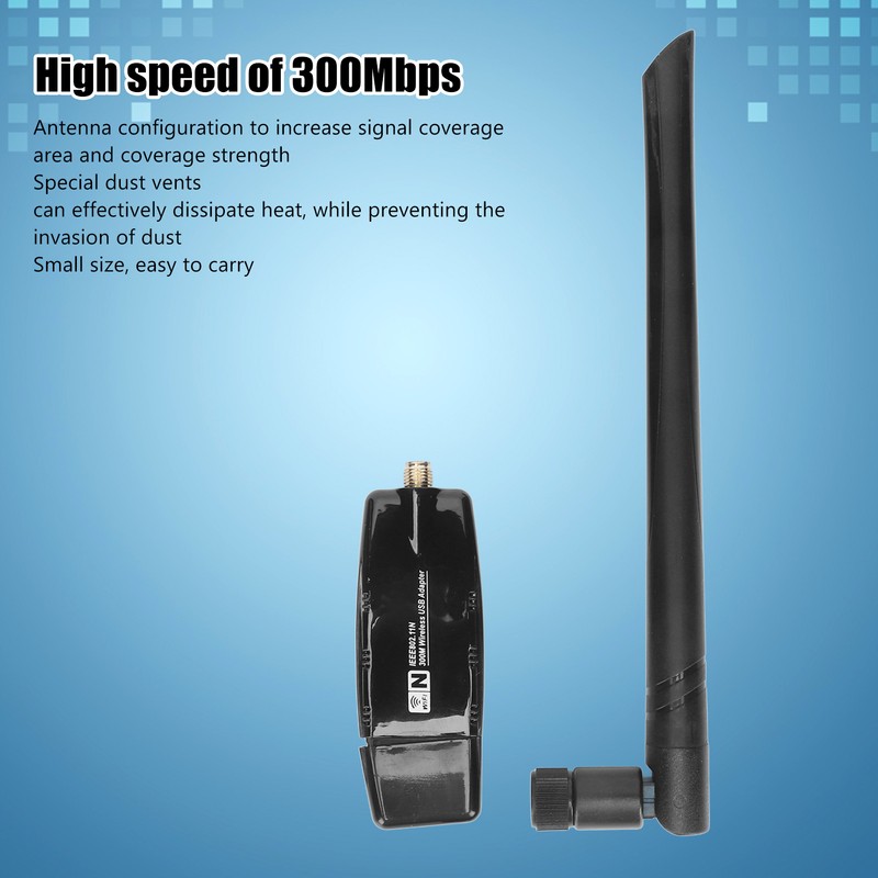 Wireless Network Card 300Mbps High Speed Small Size Portable WiFi