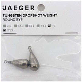 Tungsten Tear Drop Shot Weight Natural (14)