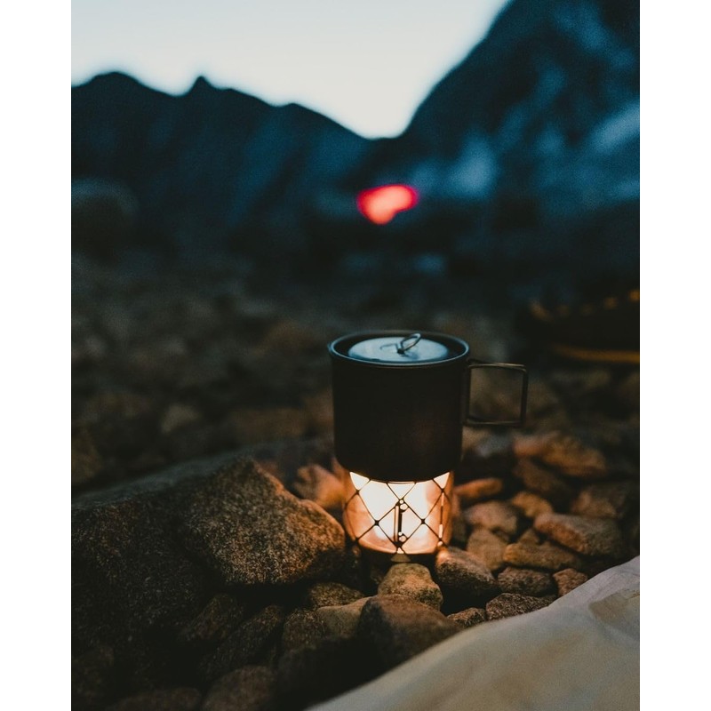 SUS-MESH STOVE Stainless Steel Mesh Stove, Large Size, Trivet, Windshield,