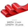 Ribest Red Double Faced Satin Ribbon, 2 Inch 25 Yard