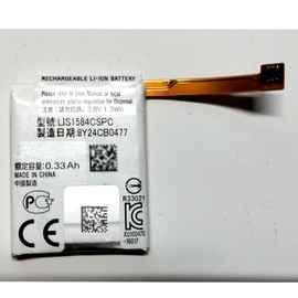 EXMUMCMR LIS1584CSPC Battery,Compatible with CASIO Battery for LIS1584CSPC WSD-F10-BK/GN/RD/RG WSD-F21F20 3.8V 1.3Wh