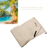 Beige garden courtyard swimming pool waterproof cover open air swimming