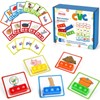 Aizweb CVC Word Game Phonics Flash Cards for Classroom Supplies
