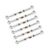 6Pcs Aluminum Alloy Adjustable Push RodsTurnbuckle Rod Linkage Accessories for