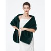 BEAUTELICATE Women Faux Fur Shawl for Wedding Wrap Shrug Bridal
