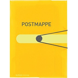 Elastic Folder A4 Polypropylene Transparent Yellow Easy Orga to Go