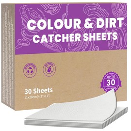 Eco-Friendly Laundry Detergent Sheets and Dye-Resistant Sheets - Contains 85 Laundry Detergent Sheets and 30 Color Catching Sheets - Color: Color Catcher Shee