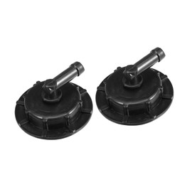 A ABSOPRO Car Coolant Reservoir Tank Cap Fits Hon da Civic Compatible Del S ol 1995-1997 Plastic Black 2 Pack