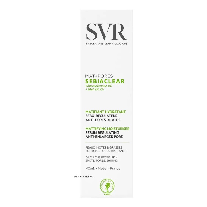 Svr Sebiaclear Mat Pores 40ml Grasa Día Noche