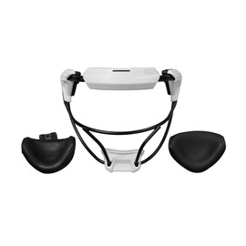 EvoShield Fastpitch Defender's Facemask - Adult, White
