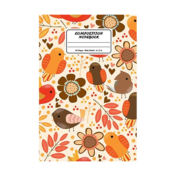 Composition NoteBook: Back To School Ruled Notebook For Kids -