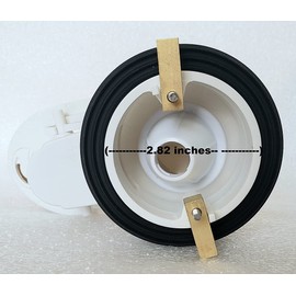 Flush Valve 2 & 7/8 inch for Toilets with less than 3 inch Flush Hole for one Piece Toilets