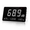LYCEBELL Dezibel Messgerät SW525S, 30-130dB Schallpegelmesser mit Alarm & Datenaufzeichnung,