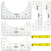 5 Pcs T-Shirt Alignment Tools with 2 * Measure Tape