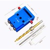 CarAngels Woodworking Pocket Hole Jig, Diagonal Hole Drilling Guide, Dowel
