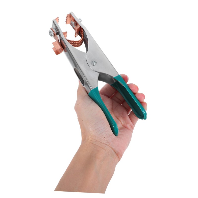 Gadpiparty Welding Ground Clamp Copper Grip Tool for Manual Welder