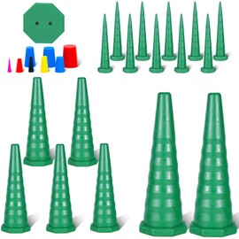 Hydraulic Oil Service Plugs,Universal Hydraulic Oil Line Service Rubber Plugs and Caps Kit,for Hose,Oil Pipes,Irrigation,3 Sizes(Green)