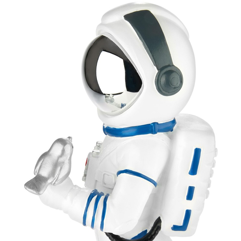 BRUBAKER Decorative Astronaut with Small Bird - 30 cm Spaceman