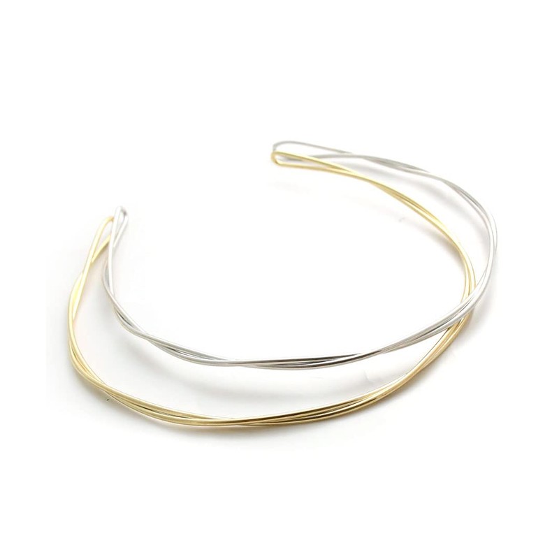 Vingtaine HK-264-S Metal Simple Twist Thin Simple Headband