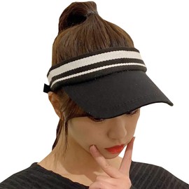 WHITE FANG CA194 Line Visor Sun Visor Golf Running Sports Hat Men's Women's