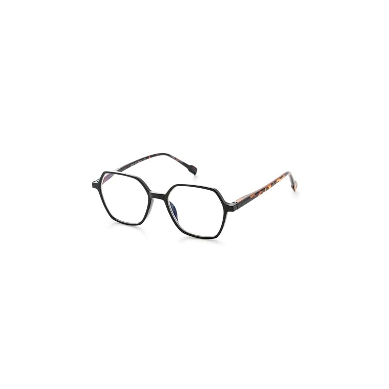 OPTIMUM OPTICAL Blue Light Filtering Scratch-Resistant Lens Geometric Frame Magnifying