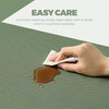 Decorelia Textured Fabric 60 Inch Round Tablecloth, Water Resistant Circular