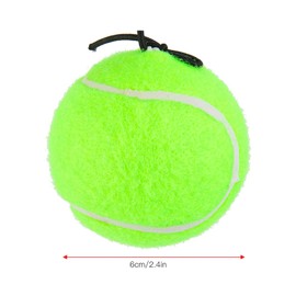 Moofey Tennis Ball, Tether Ball, Lightweight Tennis Single Player Practice with Rubber Rope for Indoor and Outdoor Practice
