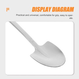 TOYMYTOY Scoop, Dessert Spoon, Ice Spoon, Unbreakable, Curry Cup, Ice Cream Spoon, Cafe Restaurant, Outdoor, Camping, Stainless Steel, 6 Pieces