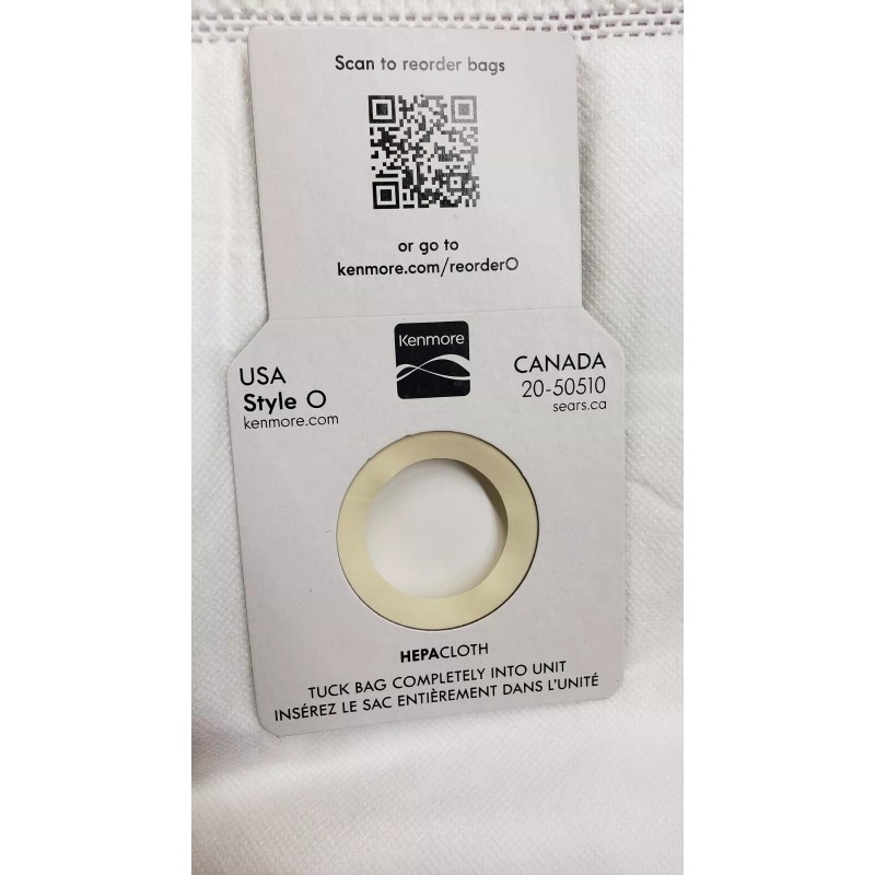 Kenmore Style O 50690 Vacuum Bags 2ct