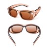 TINHAO Polarized Fit Over Sunglasses Wrap Around Over Glasses for