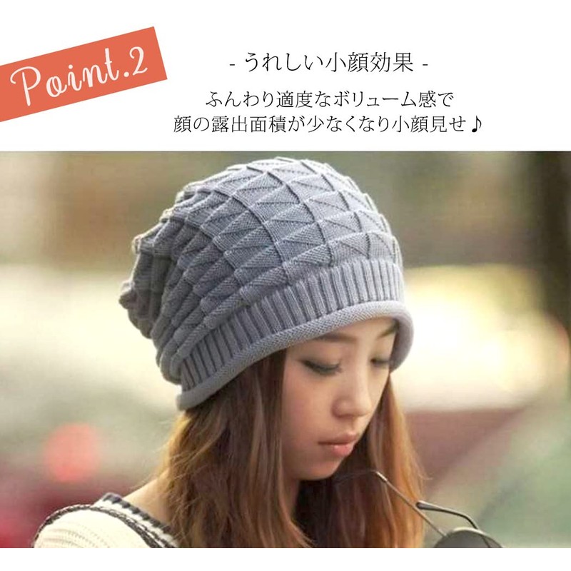 Teddy hat061 Women's Knit Hat, Autumn and Winter, Cold Protection,