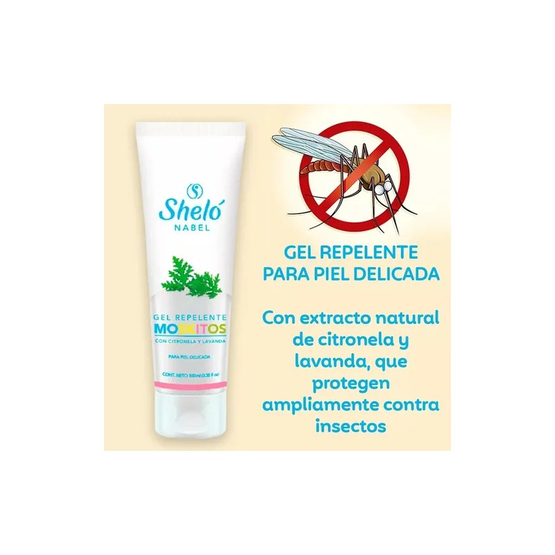 Gel Repelente De Mosquitos Sheló Nabel 100ml