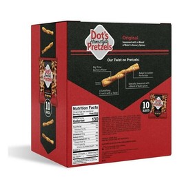 Pretzels Original Seasoned Pretzel Twists Dot's Pretzels Original Seasoned Pretzel Twists, Healthy Kids Snacks, 1oz Grocer