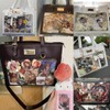 bealight Pain Bag, A4 Tote Bag, Fashionable, Shoulder Bag, Transparent,