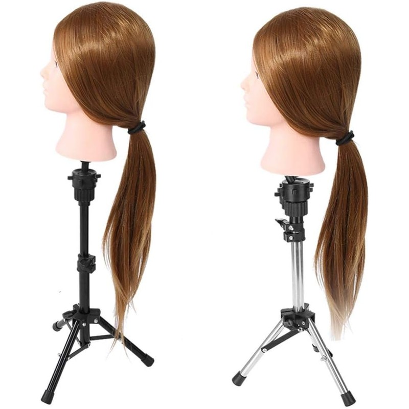 Semme Soporte para trípode Ajustable de maniquí de Cabello Profesional,