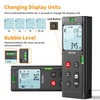 Bilateral Laser Measurement Tool, Bauihr 393ft/120M Rechargeable Aluminum Dual Laser